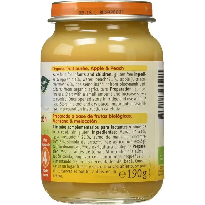 Holle Apfel-Pfirsich-Glas