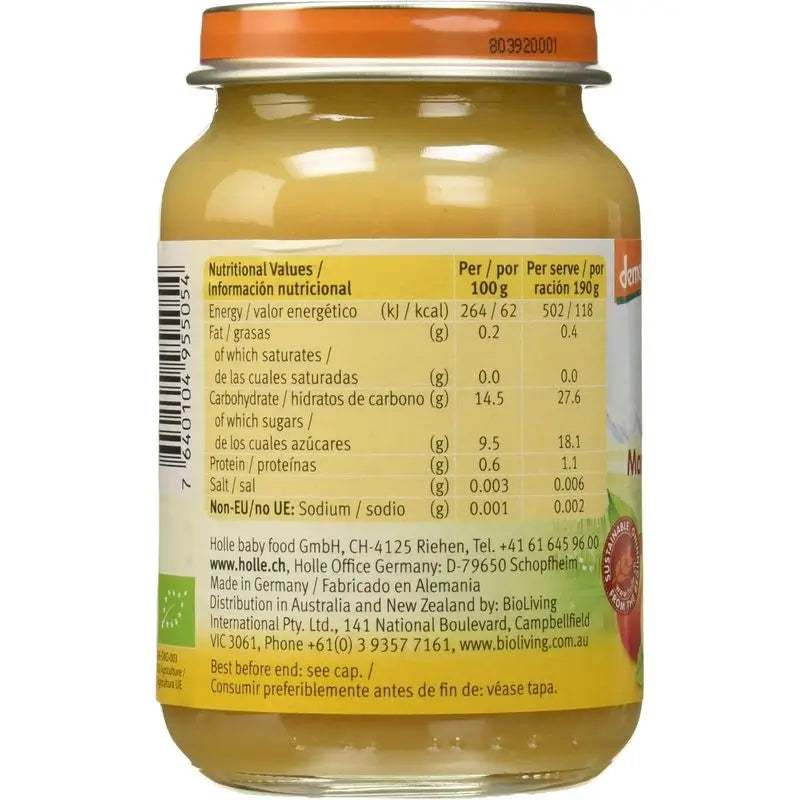 Holle Apfel-Pfirsich-Glas