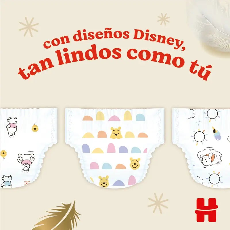 Huggies Extra Care Größe 3 (6-10 Kg) Disney Baby Windel , 96 Stück