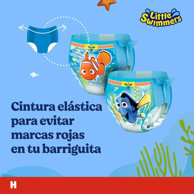 Huggies Little Swimmers Größe 2-3 (3–8 kg), Schwimmwindeln, 20 Stück