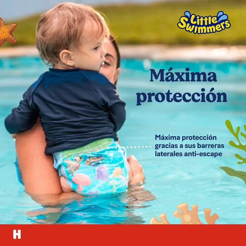 Huggies Little Swimmers Größe 5-6 (12–18 kg), Schwimmwindeln, 19 Stück