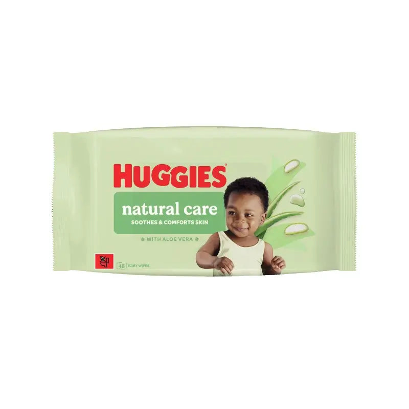 Huggies Natural Care Feuchttücher, 48 Stück