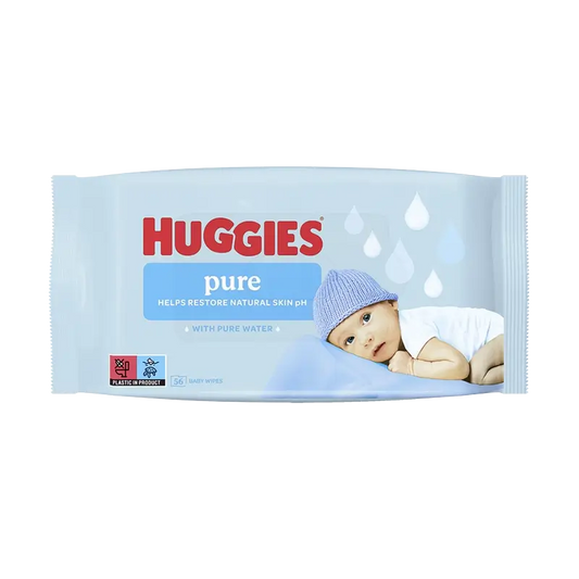 Huggies Pure Feuchttücher, 56 Stück.