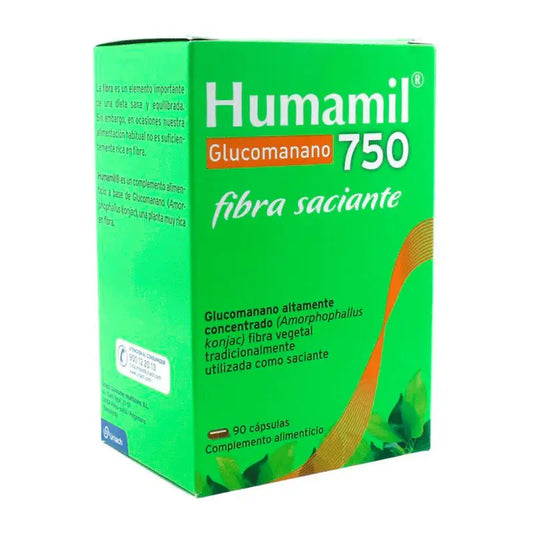 Humamil Glucomannan 750 mg, 90 capsules