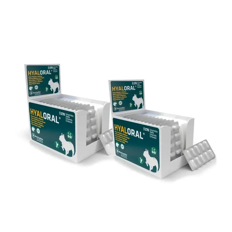 Hyaloral für kleine und mittelgroße Hunde, 270 Tabletten, 2er-Pack