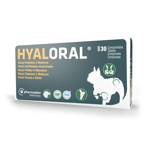 Hyaloral für Hunde kleiner und mittlerer Rassen, 30 Tabletten