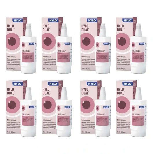 Hylo Dual Augentropfen 10 ml, Packung mit 8 Stück