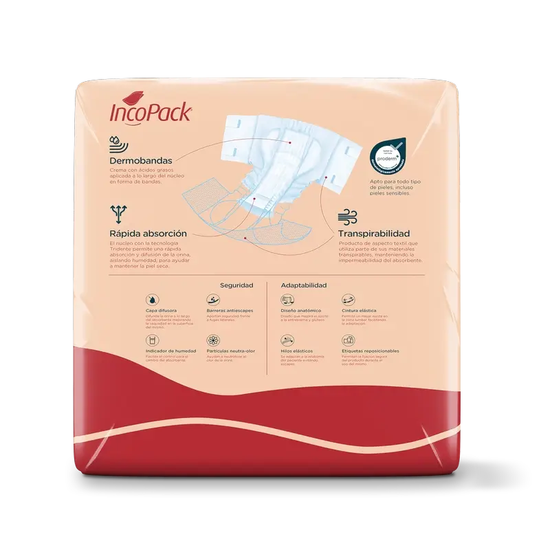 Incopack Anatomische Elastische Nacht Medium Größe , 80 Stück