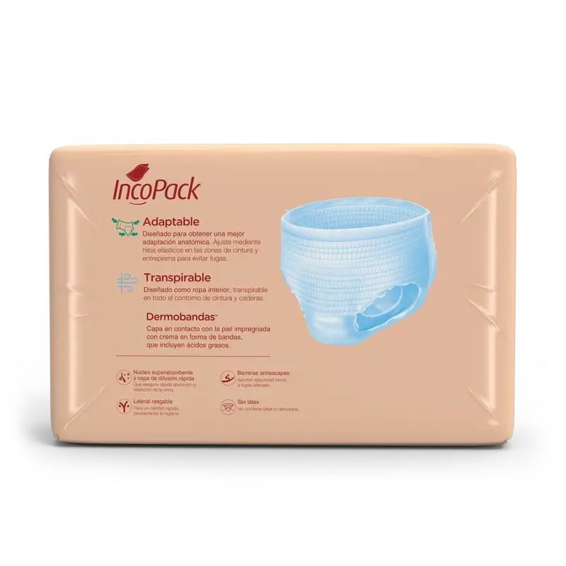 Incopack Anatomisches Gummiband Super Night Elastic Medium Size, 80 Stück.