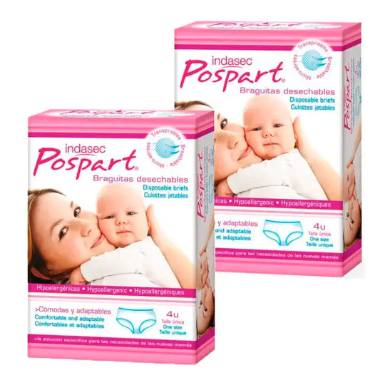 Indasec Pospart Einweg-Slipeinlage, Packung 2 x 4 Einheiten