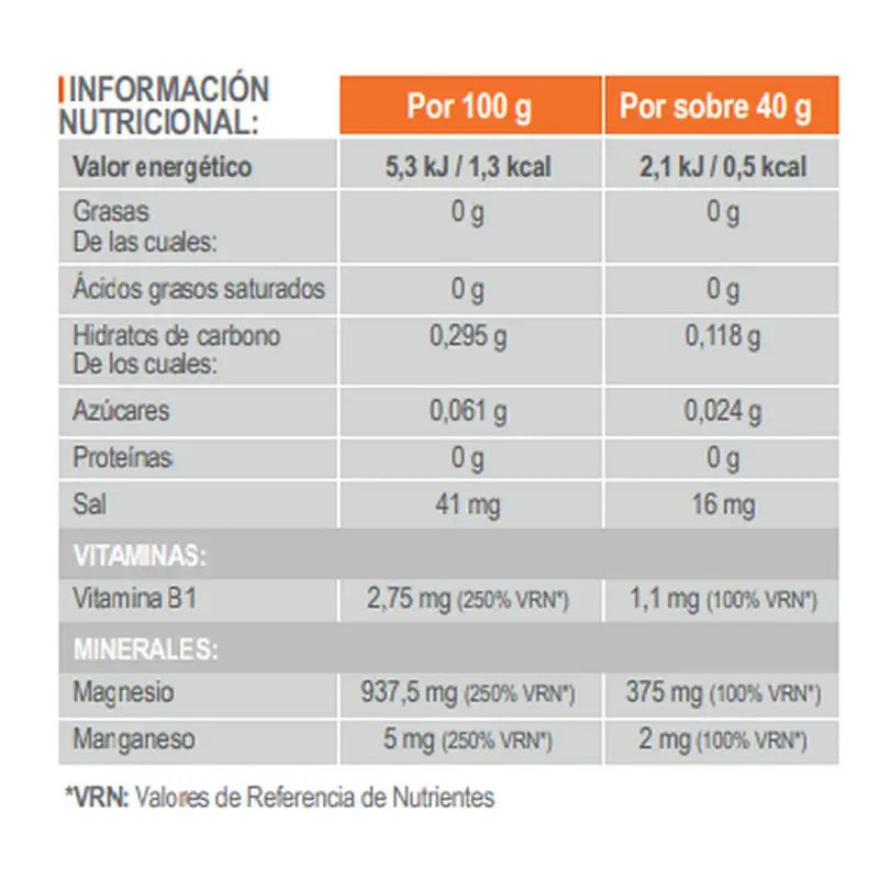 Infisport Magnesium Citrat Gel Zitronengeschmack 12 Einheiten x 40 Gramm