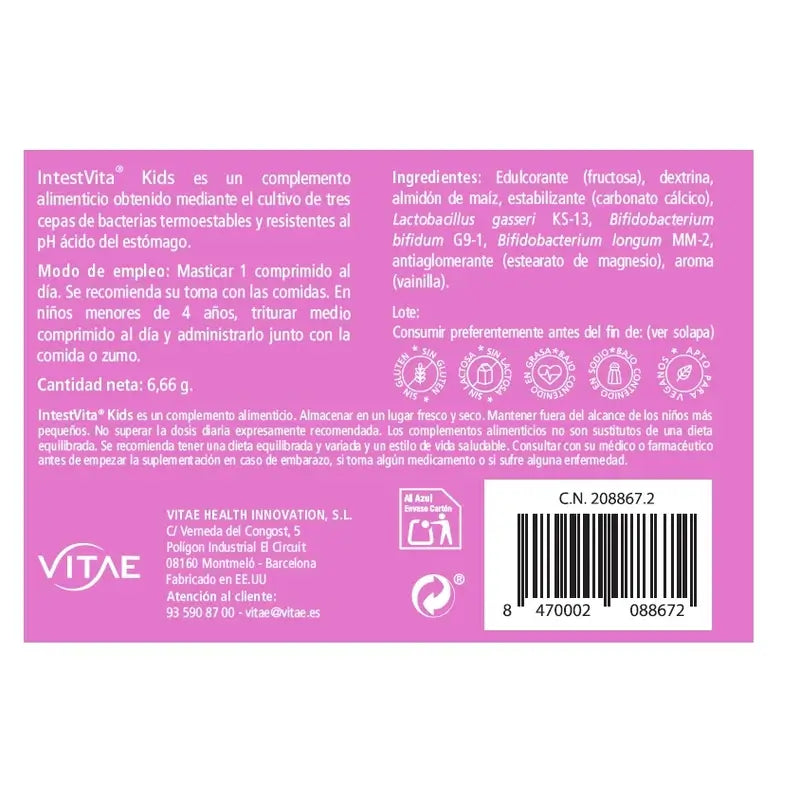 IntestVita Kids 15 Tabletten – Mit Probiotika