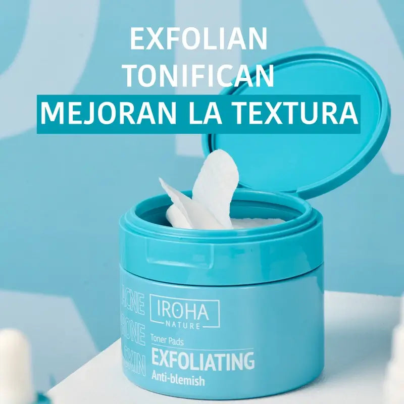 Iroha Nature Peeling für fettige Haut Anti-Perfektion Toning Discs, 50 Stück