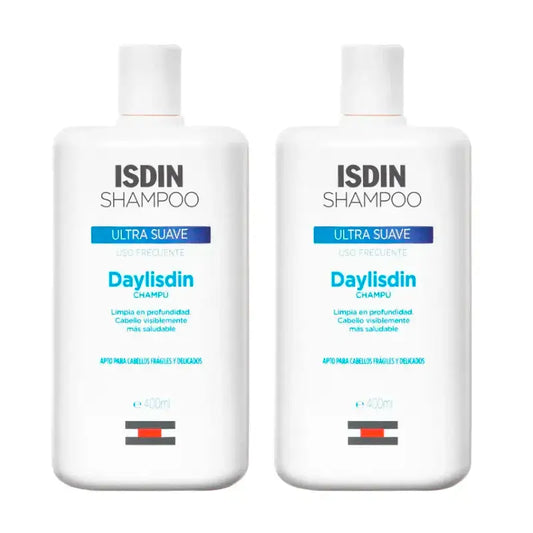 Isdin Daylisdin Ultra Sanftes Shampoo, Packung 2 x 400 ml