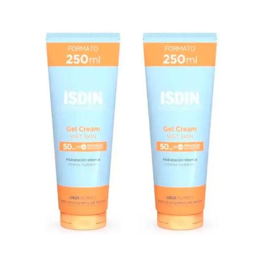 Isdin Fotoprotector Gel Creme SPF 50+, Packung 2 x 250 ml