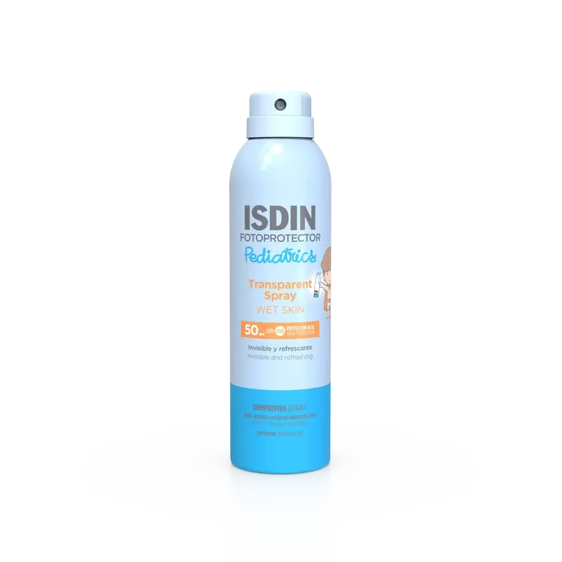 Isdin Fotoprotector Clear Pädiatrische Spray nasse Haut Spf 50 250 Ml