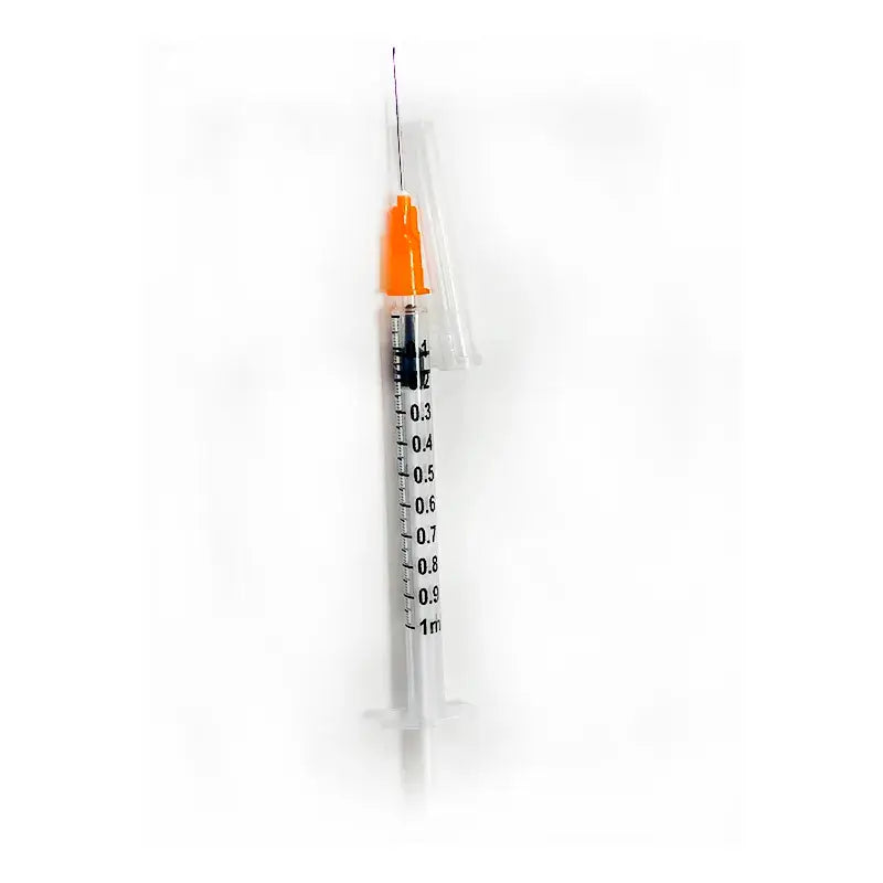 Spritze mit Nadel 1 ml, 100 Stück (25gx16mm)