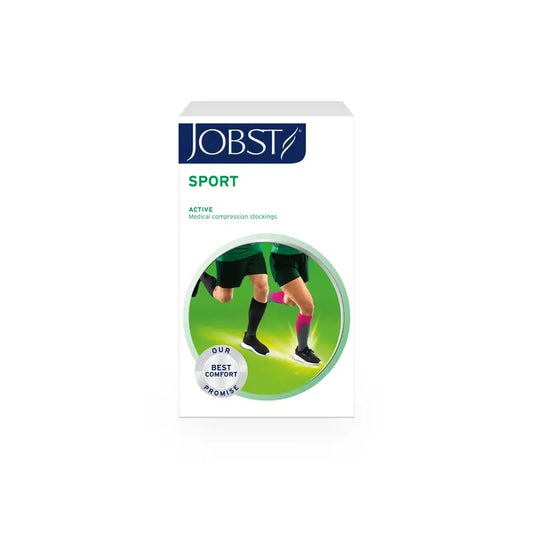 Jobst Sport Socks, Black/Grey, 15-20 Mmhg