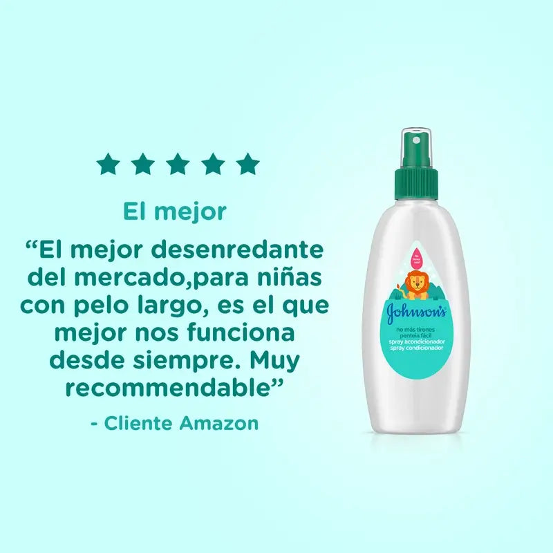 Johnson's Baby No More Tugging Conditioner Spray für Kinder, 200 ml