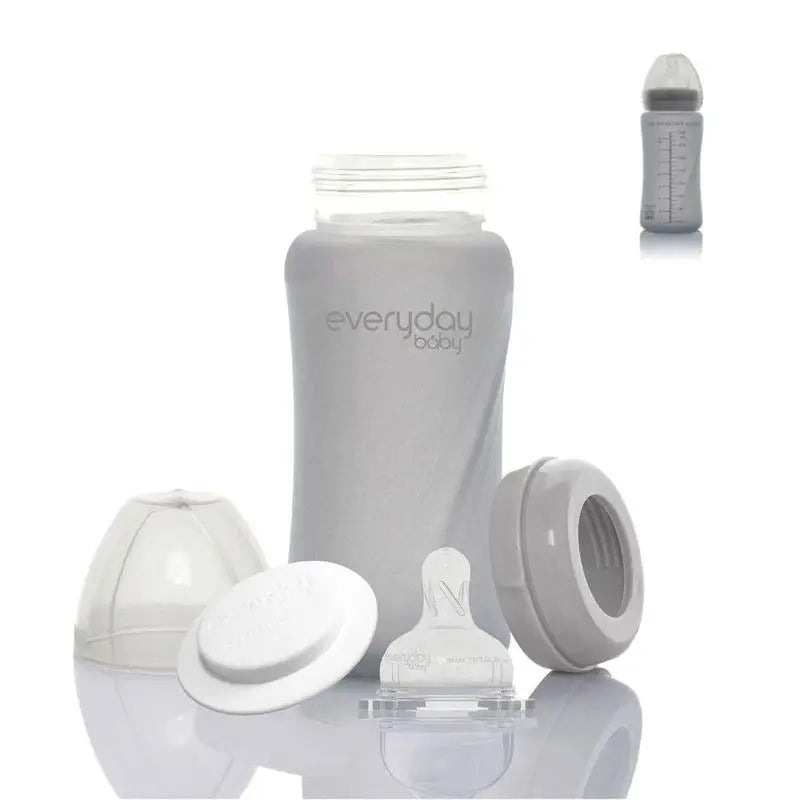 Joykids Glas Babyflasche 240Ml Everyday Baby Grau