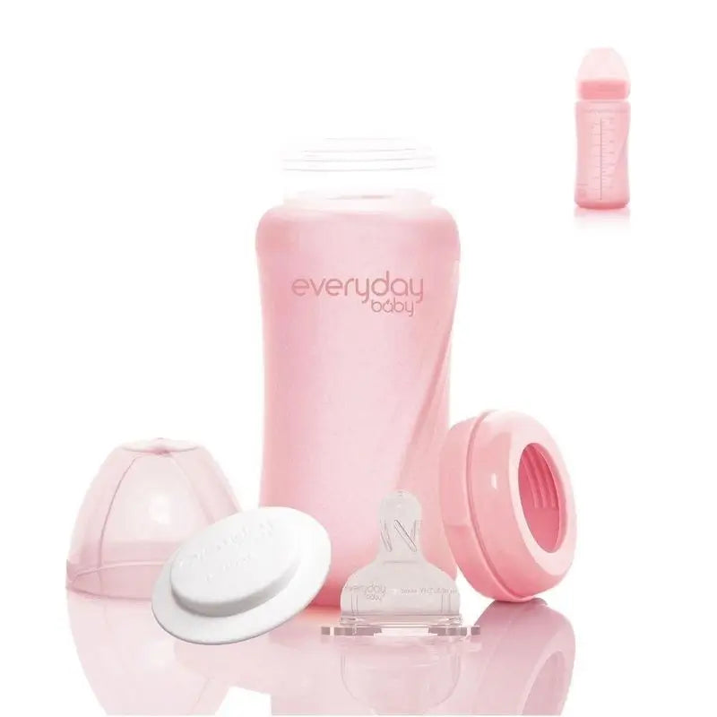 Joykids Glas Babyflasche 240Ml Hellrosa Everyday Baby