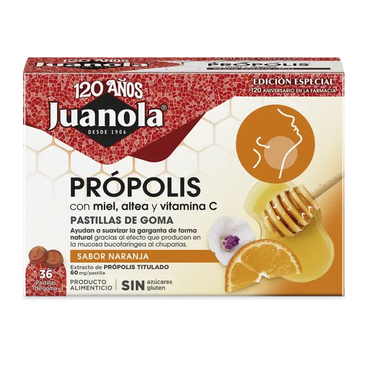 Juanola Propolis Orange 72Gr, 36 Einheiten