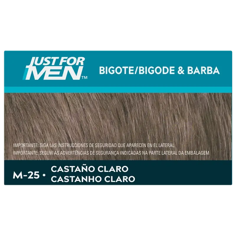 Just For Men Hellbrauner Schnurrbart und Bart