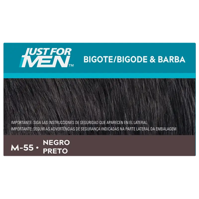Just For Men Schnurrbart und Bart Schwarz