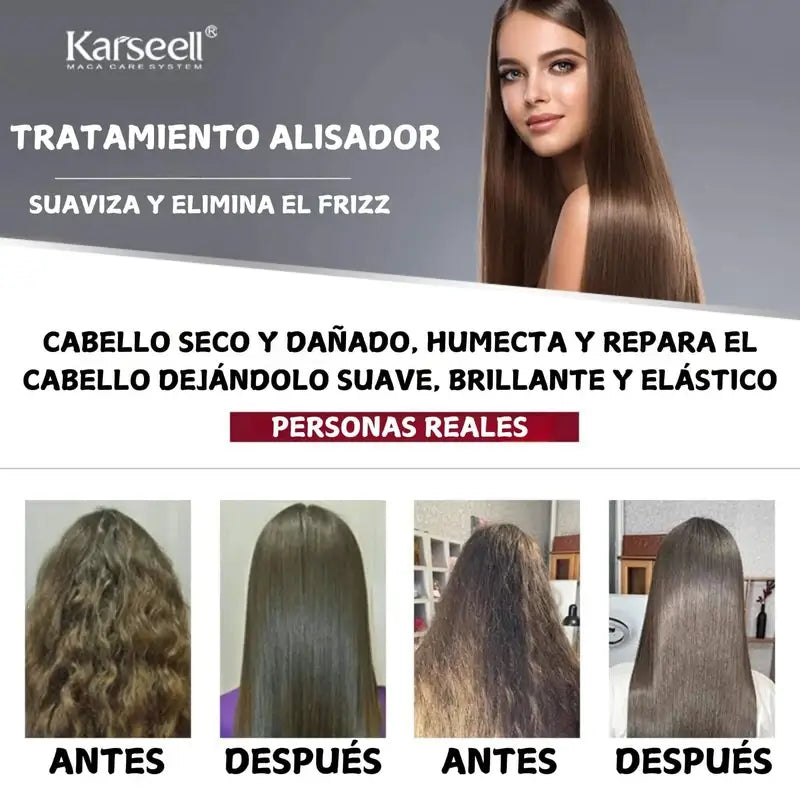 Karseell Keratin Haarglätter Weiß , 500 ml