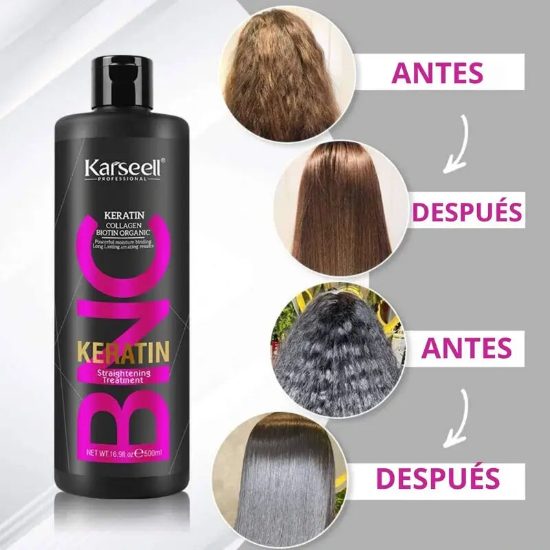 Karseell Keratin Haarglätter Weiß , 500 ml