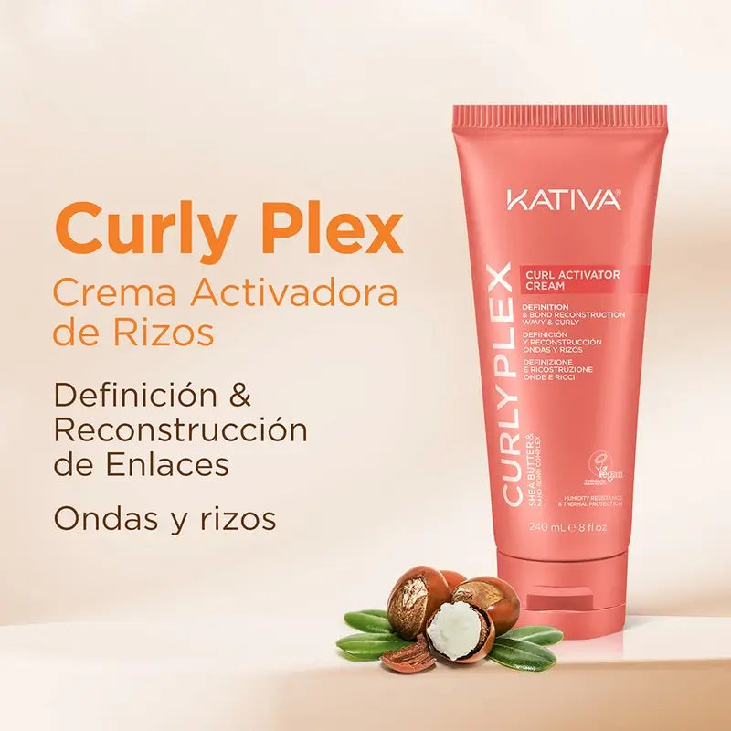 Kativa Curly Plex Locken Aktivator Creme , 240 ml