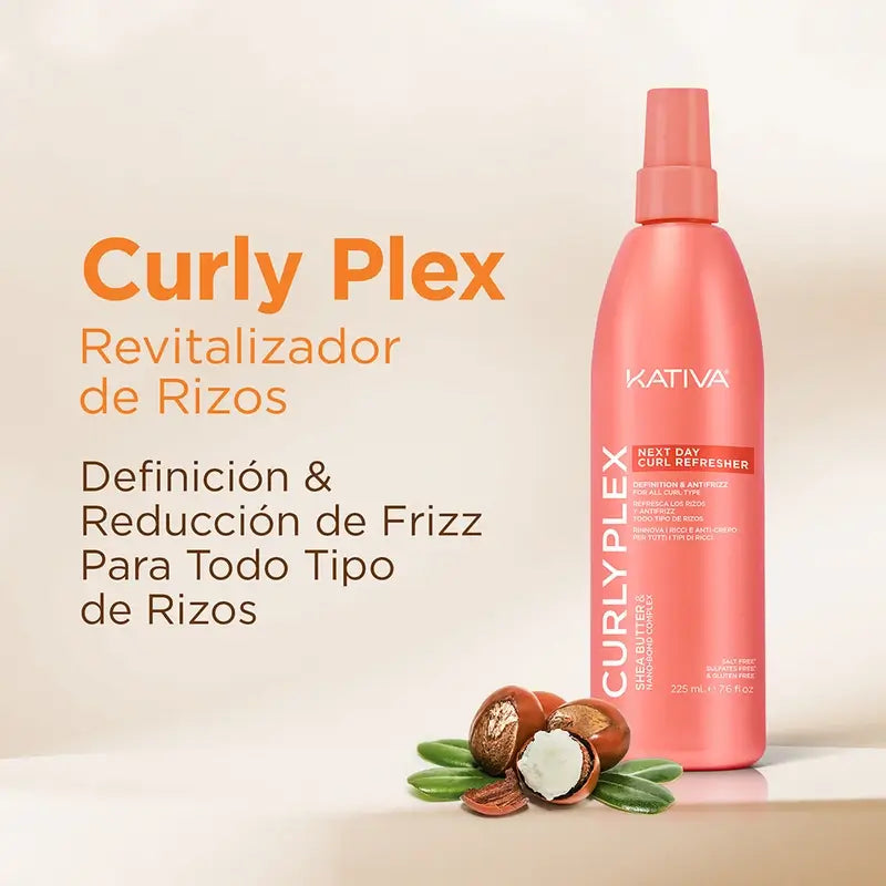 Kativa Curly Plex Next Day Lockenauffrischer , 225 ml