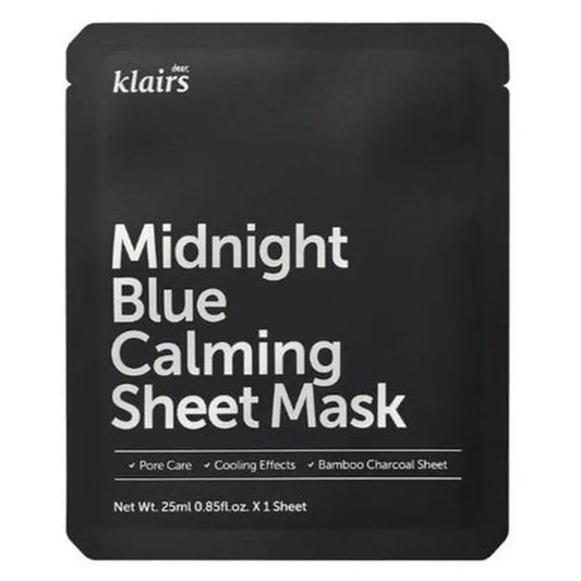 Klairs Mitternachtsblau Beruhigende Sheet Mask, 25 ml