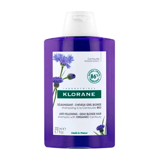Klorane Centaurea Shampoo Silver or grey hair 200 ml
