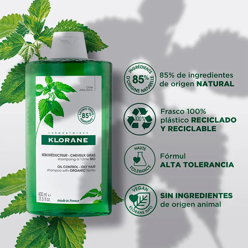 Klorane Brennnessel Shampoo 400 ml