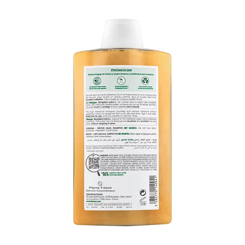 Klorane Mango Shampoo 400 ml