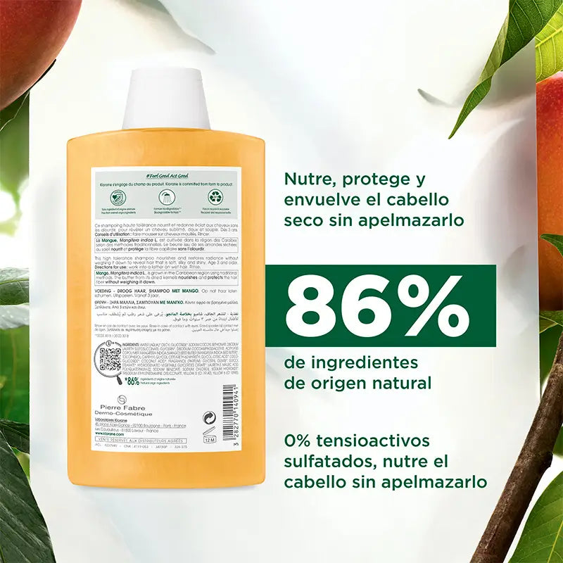 Klorane Mango Shampoo 400 ml