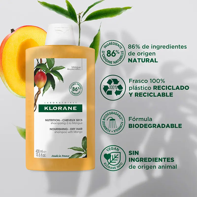 Klorane Mango Shampoo 400 ml