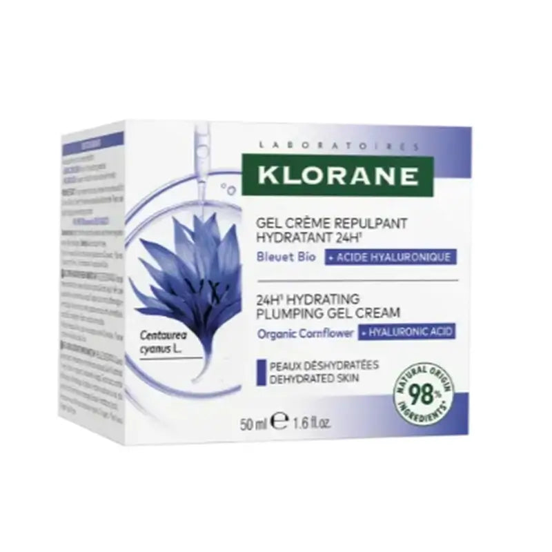 Klorane Kornblumenwasser Gel Creme 50 Ml