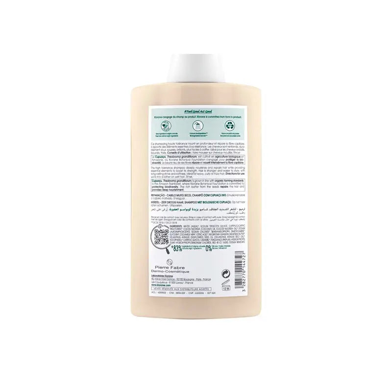 Klorane Bio Cupuaçu Shampoo, 400 ml
