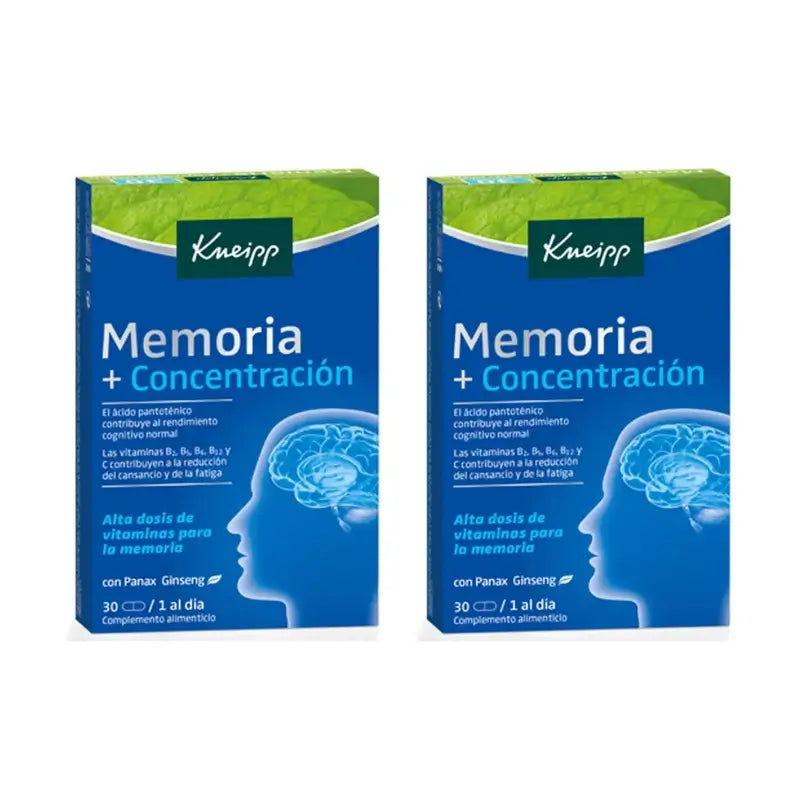 Kneipp Gedächtnis & Konzentration, 2X30 Tabletten