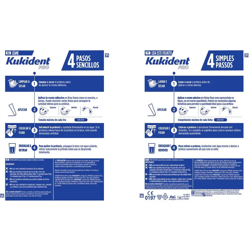 Kukident Pro Komplette Neutrale Klebecreme Prothese 47 G