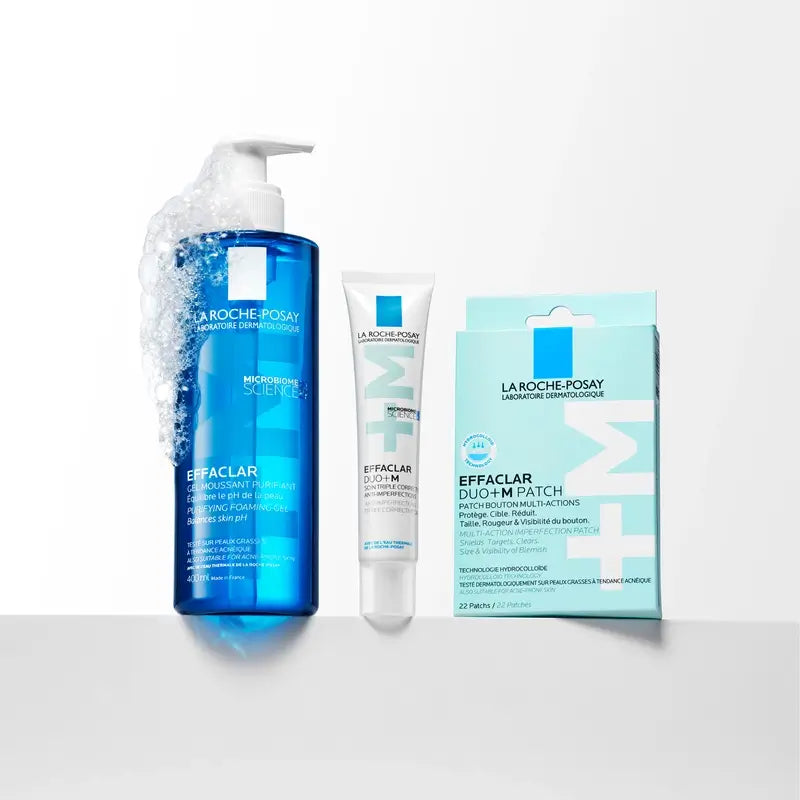 La Roche-Posay Effaclar Duo+M Unsichtbare Pflaster gegen Unreinheiten und Hautunreinheiten, 22 Stück