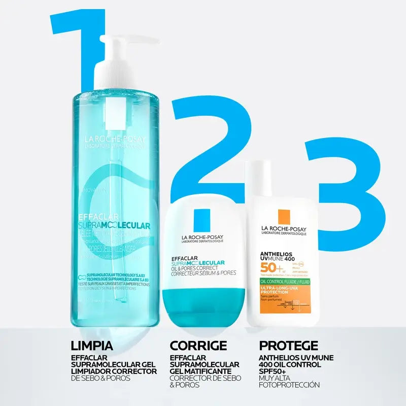 La Roche-Posay Effaclar Supramolekulares mattierendes Gel, 40 ml