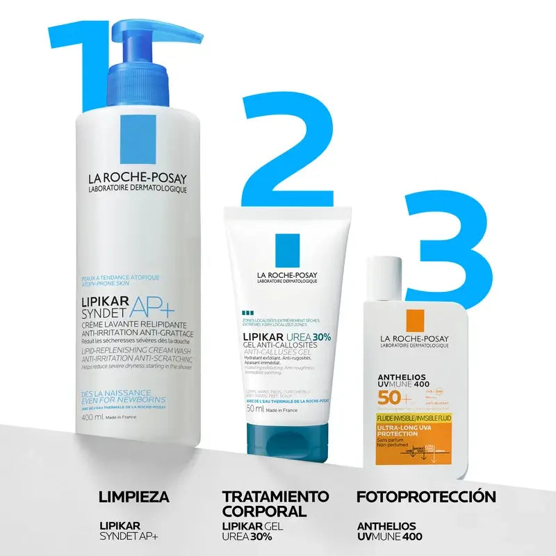La Roche Posay Lipikar Urea Gel 30% - Feuchtigkeitsspendendes Gel mit Urea , 50 ml
