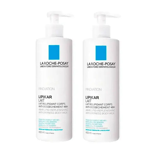La Roche Posay Lipikar Milch, Packung 2 x 400 ml