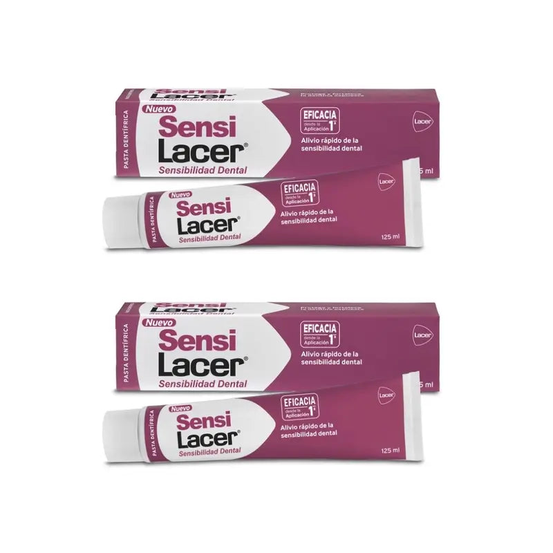 Lacer Duplo Sensilacer Zahnpasta, 2 x 125 ml
