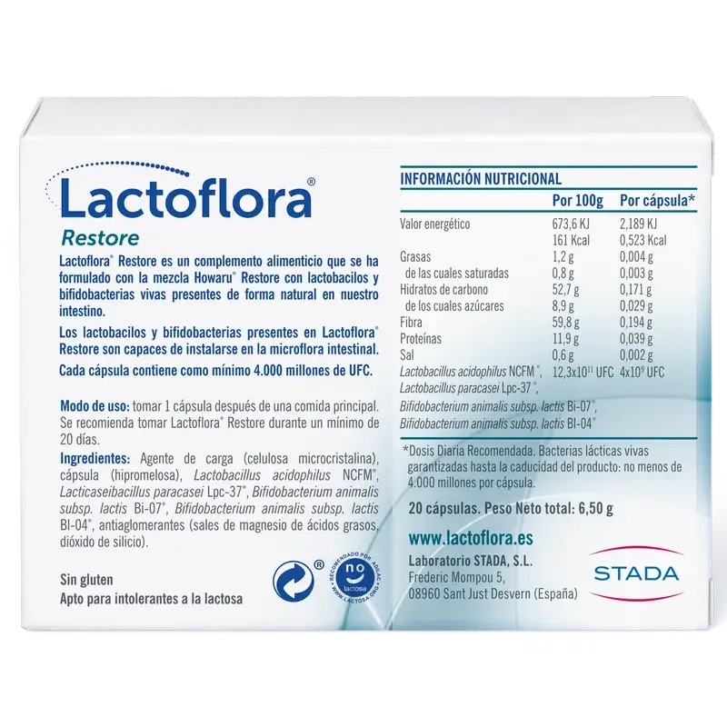 Lactoflora Restore Pack 3 x 20 Kapseln