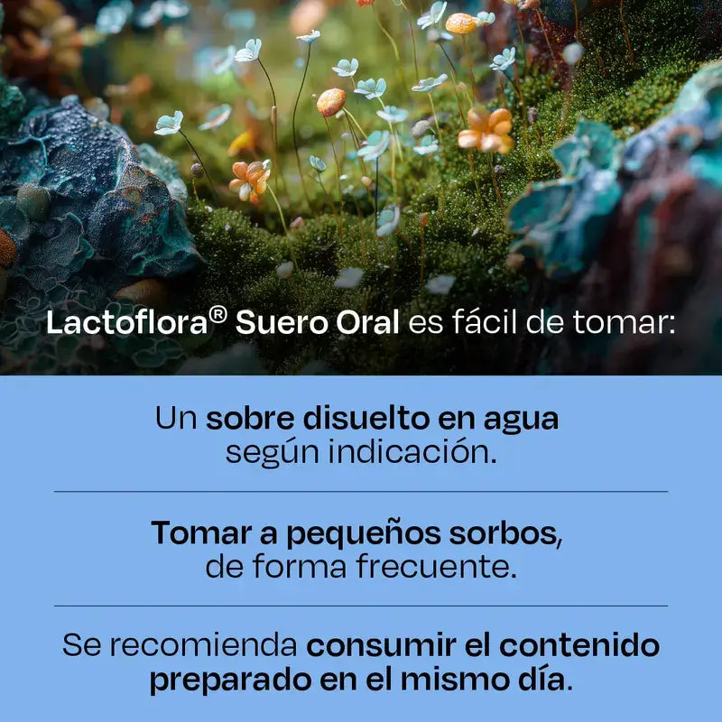 Lactoflora Oral Serum mit Probiotika, Präbiotika und Mineralsalzen Orangengeschmack , 6 Beutel
