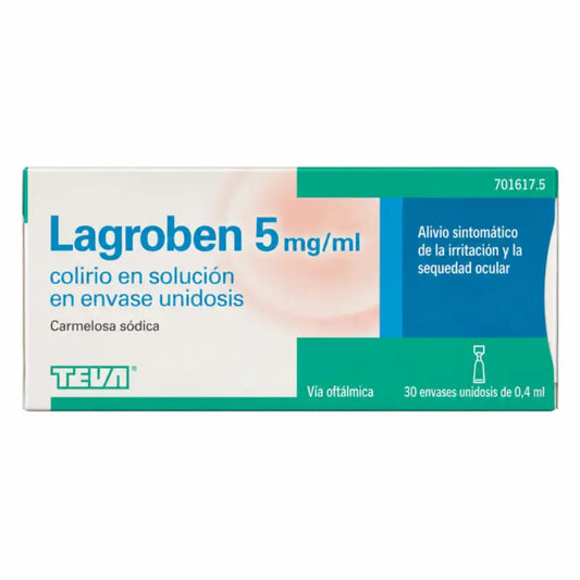 Lagroben 5 Mg/ ml Augentropfen 30 Einzeldosis x 0,4 ml
